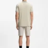 Aktives Slim-Fit-Polohemd aus feuchtigkeitsableitender Stretch-Baumwolle