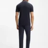 Aktives Slim-Fit-Polohemd aus feuchtigkeitsableitender Stretch-Baumwolle