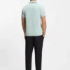 Aktives Slim-Fit-Polohemd aus feuchtigkeitsableitender Stretch-Baumwolle