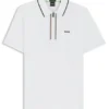 Aktives Slim-Fit-Polohemd aus feuchtigkeitsableitender Stretch-Baumwolle