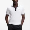 Aktives Slim-Fit-Polohemd mit Feuchtigkeitsmanagement