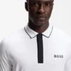 Aktives Slim-Fit-Polohemd mit Feuchtigkeitsmanagement