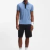 Aktives Slim-Fit-Polohemd mit Feuchtigkeitsmanagement