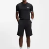 Aktives T-Shirt in schmaler Passform mit Tennisball-Prägung