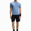 Aktives T-Shirt in schmaler Passform mit Tennisball-Prägung
