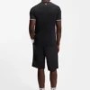 Aktives T-Shirt in schmaler Passform mit Tennisball-Prägung