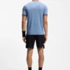 Aktives T-Shirt in schmaler Passform mit Tennisball-Prägung