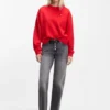 All-Gender-Sweatshirt aus Baumwollfrottee mit Herz-Logo