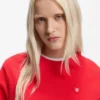 All-Gender-Sweatshirt aus Baumwollfrottee mit Herz-Logo
