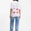 All-Gender-T-Shirt aus Baumwolljersey mit Origami-Herz-Print