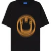 All-Gender-T-Shirt mit verwischtem Logo