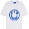 All-Gender-T-Shirt mit verwischtem Logo