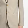 Anzugjacke in Extra-Slim-Fit aus Popeline mit Wollmischung