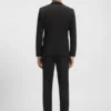 Anzugjacke in Extra-Slim-Fit aus Serge aus Schurwolle