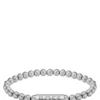 Armband mit Logo-Verschluss in Silberoptik