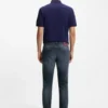 Aschblaue Slim-Fit-Jeans aus Stretch-Denim