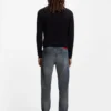 Ascheblaue Jeans in Extra-Slim-Fit aus Stretch-Denim