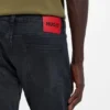 Ascheblaue Jeans in Extra-Slim-Fit aus Stretch-Denim