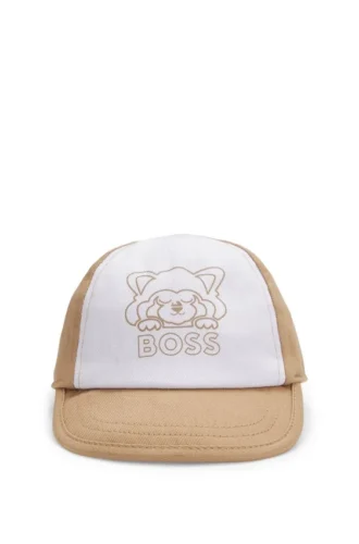 Baby-Cap mit Panda-Stickerei