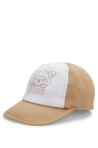 Baby-Cap mit Panda-Stickerei