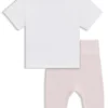 Baby-Leggings und T-Shirt aus Stretch-Baumwolle