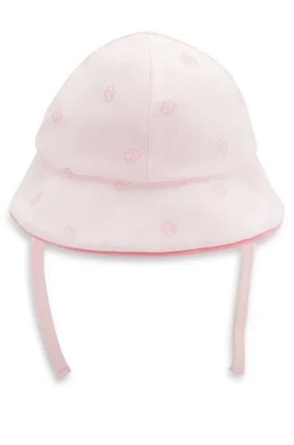 Baby-Mütze mit Double-B-Monogrammen