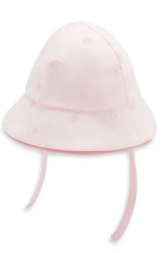 Baby-Mütze mit Double-B-Monogrammen