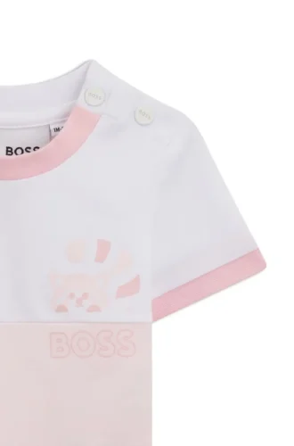 Baby-Set aus Shorts und T-Shirt aus Baumwollmischung