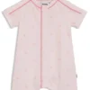 Baby-Strampler aus Stretch-Baumwolle mit Double-B-Monogrammen