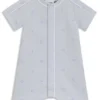 Baby-Strampler aus Stretch-Baumwolle mit Double-B-Monogrammen