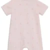 Baby-Strampler aus Stretch-Baumwolle mit Double-B-Monogrammen