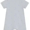 Baby-Strampler aus Stretch-Baumwolle mit Double-B-Monogrammen