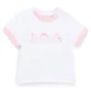 Baby-T-Shirt aus Stretch-Baumwolle mit Panda-Motiv