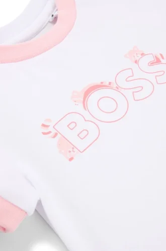 Baby-T-Shirt aus Stretch-Baumwolle mit Panda-Motiv