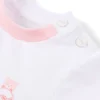 Baby-T-Shirt aus Stretch-Baumwolle mit Panda-Motiv