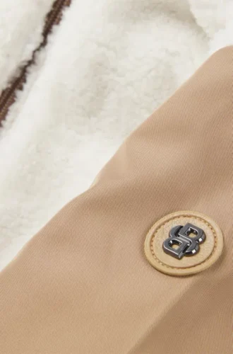 Baby-Trainingsanzug mit rotem Panda-Logo-Aufnäher