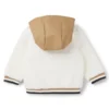 Baby-Trainingsanzug mit rotem Panda-Logo-Aufnäher