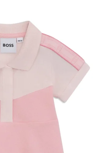 Babykleid aus Stretch-Baumwollpiqué