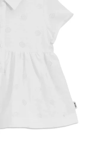 Babykleid und Bloomers mit Double-B-Monogrammen