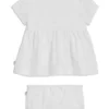 Babykleid und Bloomers mit Double-B-Monogrammen