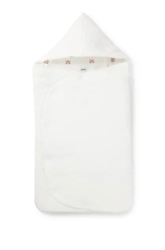 Babynest aus Baumwolle mit rotem Panda-Motiv