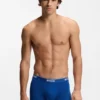 Badehose aus Stretch-Baumwolle mit wiederkehrenden Logos