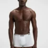 Badehose aus Stretch-Baumwolle mit wiederkehrenden Logos