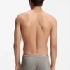 Badehose aus Stretch-Baumwolle mit wiederkehrenden Logos