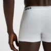 Badehose aus Stretch-Baumwolle mit wiederkehrenden Logos