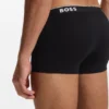 Badehose aus Stretch-Baumwolle mit wiederkehrenden Logos