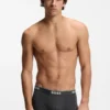 Badehose aus Stretch-Baumwolle mit wiederkehrenden Logos