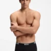 Badehose aus Stretch-Baumwolle mit wiederkehrenden Logos