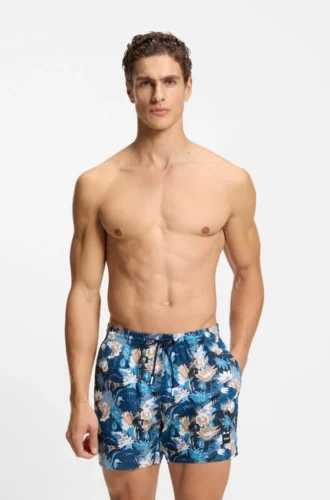 Badehose mit Allover-Print