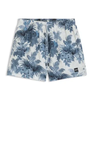 Badehose mit Allover-Print
